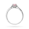 Pierścionek zaręczynowy z białego złota różowy diament laboratoryjny Lab Diamonds 0,15ct kwiatek W0062.B3.LDP.01 marko