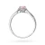 Pierścionek zaręczynowy z białego złota różowy diament laboratoryjny Lab Diamonds 0,15ct kwiatek W0062.B3.LDP.01 marko