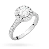 Pierścionek białe złoto diament laboratoryjny 0,70ct i 26 kamieni Lab Diamonds W0551.B3.LDW.03 marko