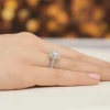 Pierścionek białe złoto diament laboratoryjny 0,70ct i 26 kamieni Lab Diamonds W0551.B3.LDW.03 marko