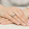 Pierścionek białe złoto diament laboratoryjny 1,00ct i 26 kamieni Lab Diamonds W0551.B3.LDW.04 marko