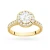 Pierścionek żółte złoto diament laboratoryjny 1,00ct i 26 kamieni Lab Diamonds  W0551.Z3.LDW.04 marko