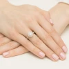 Pierścionek żółte złoto diament laboratoryjny 1,00ct i 26 kamieni Lab Diamonds  W0551.Z3.LDW.04 marko