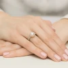 Pierścionek żółte złoto diament laboratoryjny 1,00ct i 26 kamieni Lab Diamonds  W0551.Z3.LDW.04 marko
