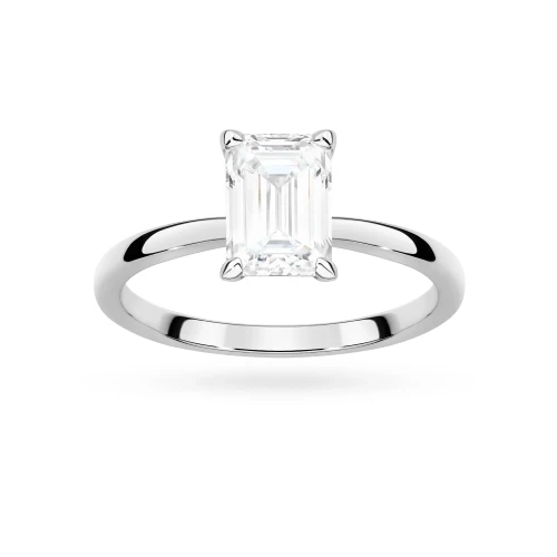 Pierścionek zaręczynowy z diamentem laboratoryjnym Illume Emerald 1,00ct białe złoto Lab Diamonds W0691.B3.LDW.03 marko