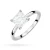 Pierścionek zaręczynowy z diamentem laboratoryjnym Illume Princessa 1,00ct białe złoto Lab Diamodns W0690.B3.LDW.03 marko