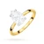 Pierścionek zaręczynowy z diamentem laboratoryjnym Illume Pear 1,00ct żółte złoto Lab Diamodns W0689.Z3.LDW.03 marko