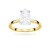 Pierścionek zaręczynowy z diamentem laboratoryjnym Illume Pear 1,00ct żółte złoto Lab Diamodns W0689.Z3.LDW.03 marko