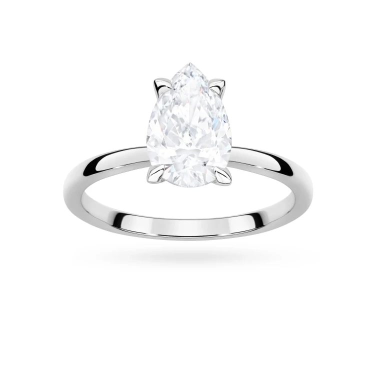 Pierścionek zaręczynowy z diamentem laboratoryjnym Illume Pear 1,00ct białe złoto Lab Diamodns W0689.B3.LDW.03 marko