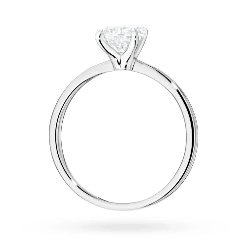 Pierścionek zaręczynowy z diamentem  laboratoryjnym Illume Pear 1,00ct białe złoto Lab Diamodns