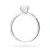 Pierścionek zaręczynowy z diamentem laboratoryjnym Illume Pear 1,00ct białe złoto Lab Diamodns W0689.B3.LDW.03 marko