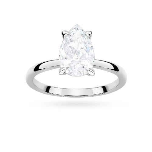 Pierścionek zaręczynowy z diamentem laboratoryjnym Illume Pear 1,50ct białe złoto Lab Diamodns W0689.B3.LDW.02 marko