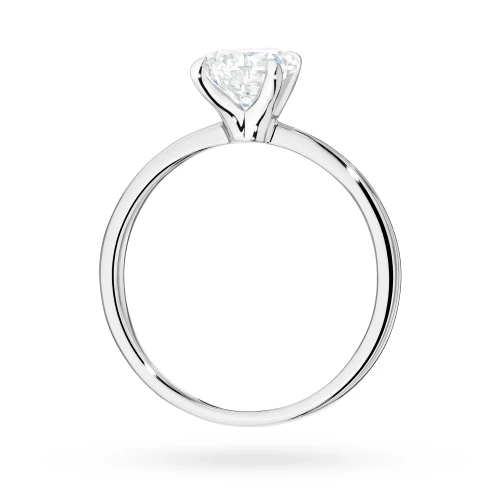 Pierścionek zaręczynowy z diamentem  laboratoryjnym Illume Pear 1,50ct białe złoto Lab Diamodns