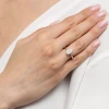 Pierścionek zaręczynowy z diamentem laboratoryjnym Illume Pear 1,50ct białe złoto Lab Diamodns W0689.B3.LDW.02 marko