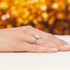 Pierścionek zaręczynowy z diamentem laboratoryjnym Illume Oval 1,50ct białe złoto Lab Diamodns W0688.B3.LDW.02 marko