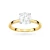 Pierścionek zaręczynowy z diamentem laboratoryjnym Illume 1,00ct żółte złoto Lab Diamodns W0687.Z3.LDW.03 marko