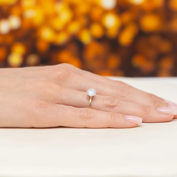 Pierścionek zaręczynowy z diamentem laboratoryjnym Illume 1,00ct żółte złoto Lab Diamodns W0687.Z3.LDW.03 marko
