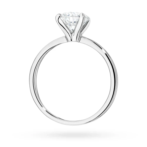 Pierścionek zaręczynowy z diamentem  laboratoryjnym Illume 1,50ct białe złoto Lab Diamodns