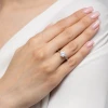 Pierścionek zaręczynowy z diamentem laboratoryjnym Illume 1,50ct białe złoto Lab Diamodns W0687.B3.LDW.02 marko