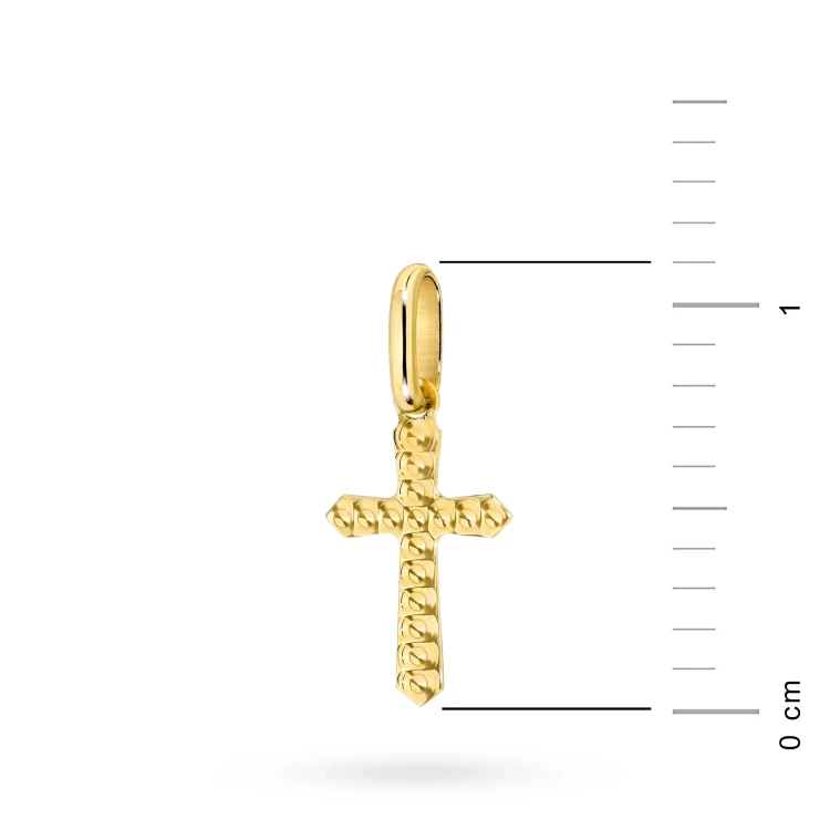 Złoty krzyżyk minimalistyczny próba 585 D277-585 marko