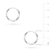 Srebrne kolczyki diamentowane skręcane kółka 20mm Jeso K2280-925-S-20 marko