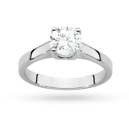 Pierścionek białe złoto diament laboratoryjny 1,00ct oprawa cathedral Lab Diamonds LAB2025 W0544.B3.LDW.07 marko