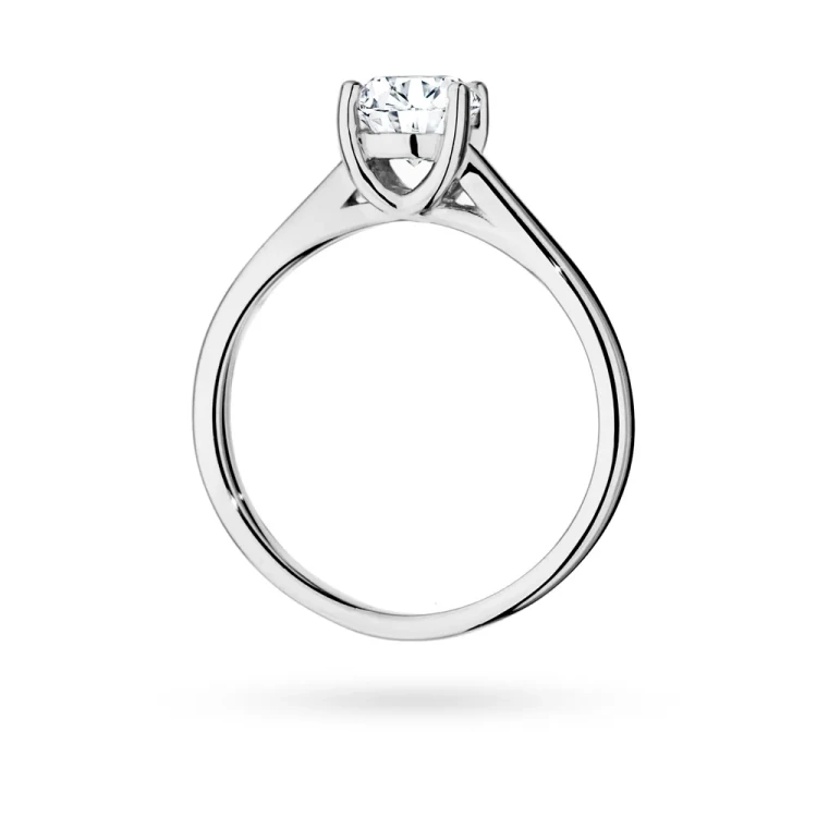 Pierścionek białe złoto diament laboratoryjny 1,00ct oprawa cathedral Lab Diamonds LAB2025 W0544.B3.LDW.07 marko