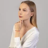 Pozłacana bransoletka serce ANIMO pr.925 na sznurku B327-925-CZ marko