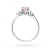 Pierścionek zaręczynowy z białego złota z okrągłym różowym diamentem laboratoryjnym 0,50ct Lab Diamonds  W0451.B3.LDP.01 marko