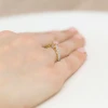 Pierścionek zaręczynowy żółte złoto i różowy 0,30ct i białe laboratoryjne Lab Diamonds W0439.Z3.LDP.01 marko