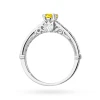 Pierścionek zaręczynowy białe złoto i żółty 0,30ct i białe laboratoryjne Lab Diamonds W0439.B3.LDY.01 marko
