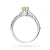 Pierścionek zaręczynowy białe złoto i żółty 0,30ct i białe laboratoryjne Lab Diamonds W0439.B3.LDY.01 marko