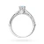 Pierścionek zaręczynowy białe złoto i niebieski 0,30ct i białe laboratoryjne Lab Diamonds W0439.B3.LDA.01 marko