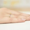 Klasyczny zaręczynowy złoty pierścionek z żółtym diamentem laboratoryjnym 0,15ct Lab Diamonds W0382.Z3.LDY.01 marko