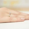 Klasyczny zaręczynowy złoty pierścionek z niebieskim diamentem laboratoryjnym 0,15ct Lab Diamonds W0382.Z3.LDA.01 marko