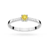 Klasyczny zaręczynowy pierścionek z białego złota z żółtym diamentem laboratoryjnym 0,15ct Lab Diamonds W0382.B3.LDY.01 marko