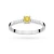 Klasyczny zaręczynowy pierścionek z białego złota z żółtym diamentem laboratoryjnym 0,15ct Lab Diamonds W0382.B3.LDY.01 marko