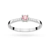 Klasyczny zaręczynowy pierścionek z białego złota z różowym diamentem laboratoryjnym 0,15ct Lab Diamonds W0382.B3.LDP.01 marko