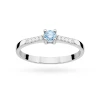Klasyczny zaręczynowy pierścionek z białego złota z niebieskim diamentem laboratoryjnym 0,15ct Lab Diamonds W0382.B3.LDA.01 marko
