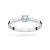 Klasyczny zaręczynowy pierścionek z białego złota z niebieskim diamentem laboratoryjnym 0,15ct Lab Diamonds W0382.B3.LDA.01 marko