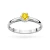 Klasyczny zaręczynowy pierścionek białe złoto żółty diament laboratoryjny Lab Diamonds W0133.B3.LDY.01 marko