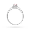 Klasyczny zaręczynowy pierścionek białe złoto różowy diament laboratoryjny Lab Diamonds W0133.B3.LDP.01 marko