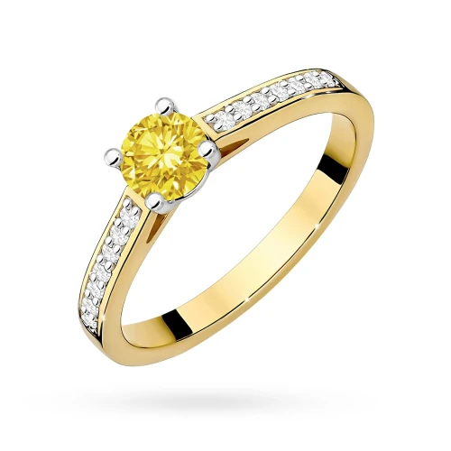 Pierścionek zaręczynowy ze złota diament laboratoryjny 0,50ct Lab Diamonds W0052.Z3.LDY.02 marko