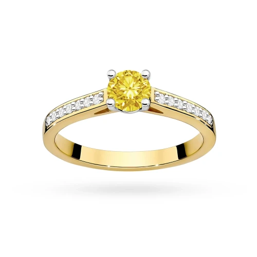 Pierścionek zaręczynowy ze złota diament laboratoryjny 0,50ct Lab Diamonds W0052.Z3.LDY.02 marko