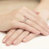 Pierścionek zaręczynowy z białego złota diament laboratoryjny 0,50ct Lab Diamonds W0052.B3.LDP.02 marko