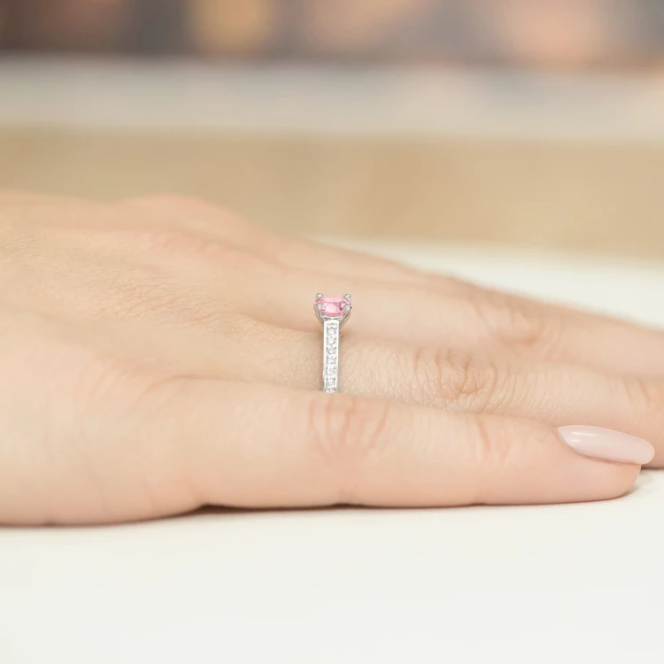 Pierścionek zaręczynowy z białego złota diament laboratoryjny 0,50ct Lab Diamonds W0052.B3.LDP.02 marko