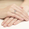 Pierścionek zaręczynowy z białego złota diament laboratoryjny 0,50ct Lab Diamonds W0052.B3.LDA.02 marko