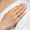 Klasyczny pierścionek z żółtego złota z diamentem laboratoryjnym 0,50ct w szlifie brylantowym P0301.Z3.LDW.03 marko
