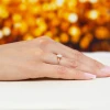 Klasyczny pierścionek z żółtego złota z diamentem laboratoryjnym 0,50ct w szlifie owalnym P0302.Z3.LDW.03 marko
