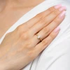 Klasyczny pierścionek z żółtego złota z diamentem laboratoryjnym 0,50ct w szlifie łezka P0304.Z3.LDW.03 marko